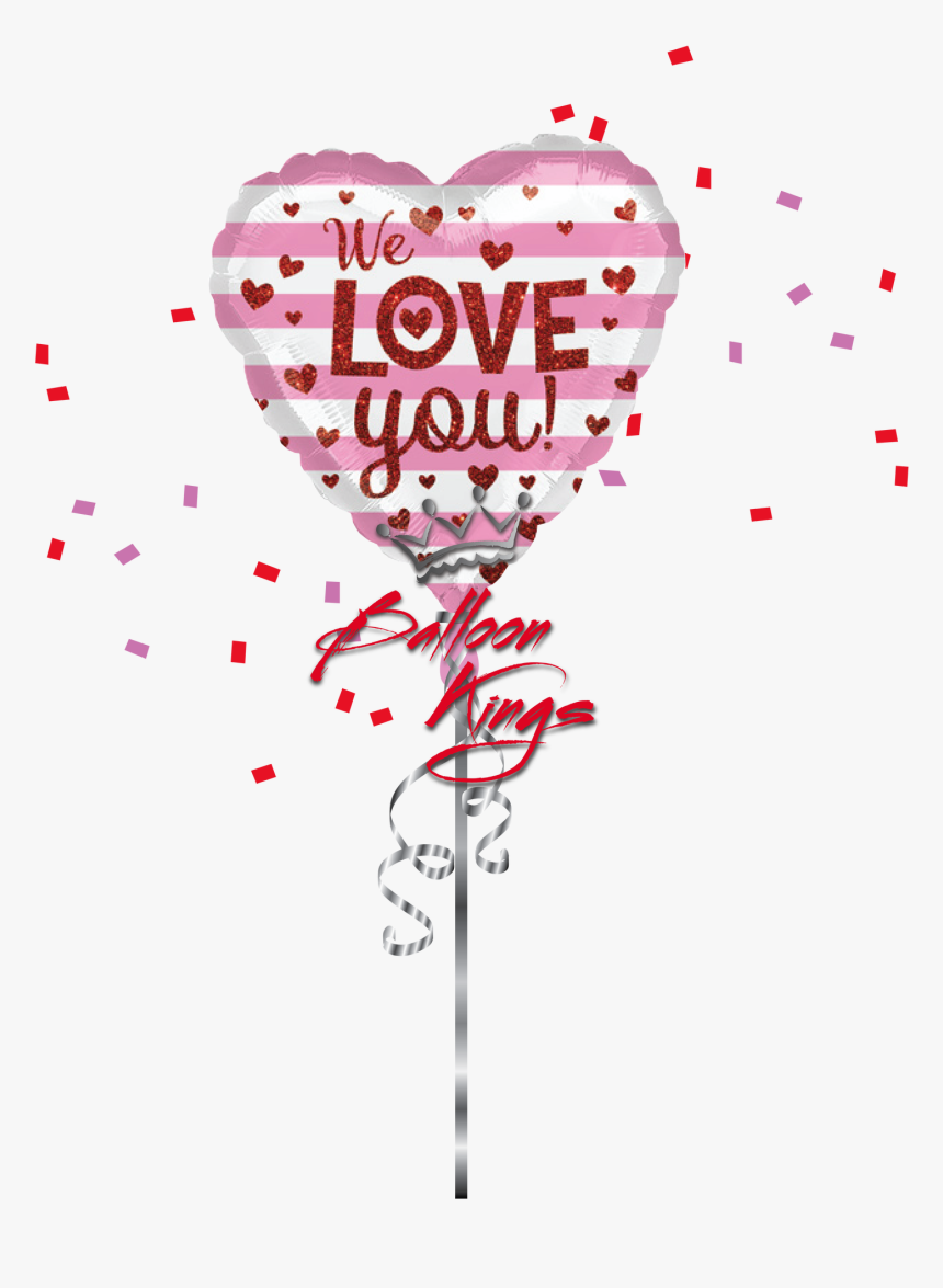 We Love You Stripes - Heart, HD Png Download, Free Download