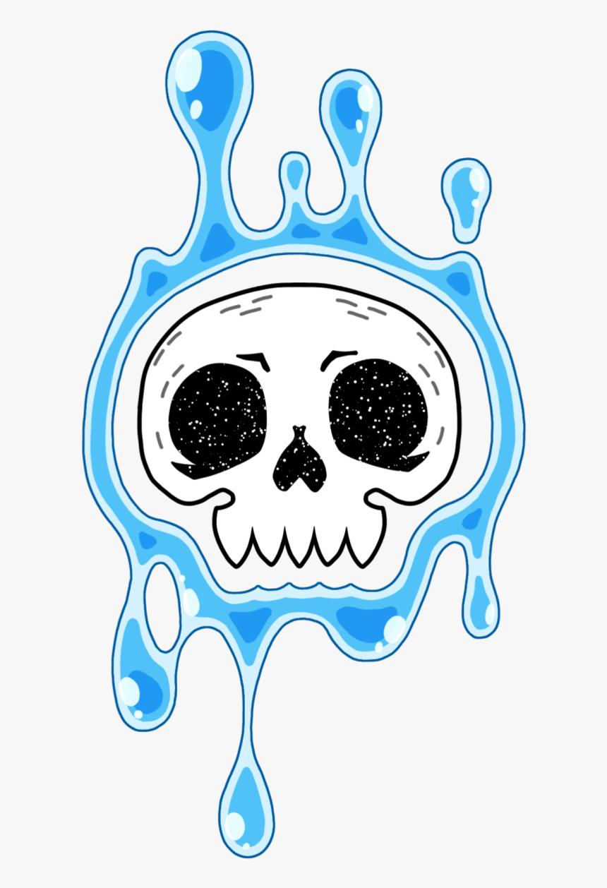 Slimy Skull - Illustration, HD Png Download, Free Download