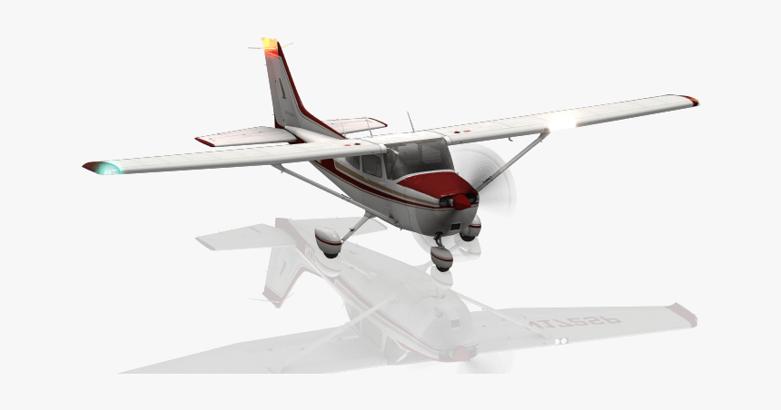 X-plane 11"s Cessna 172 In Its "scratched - X Plane 11 Cessna 172sp, HD Png Download, Free Download