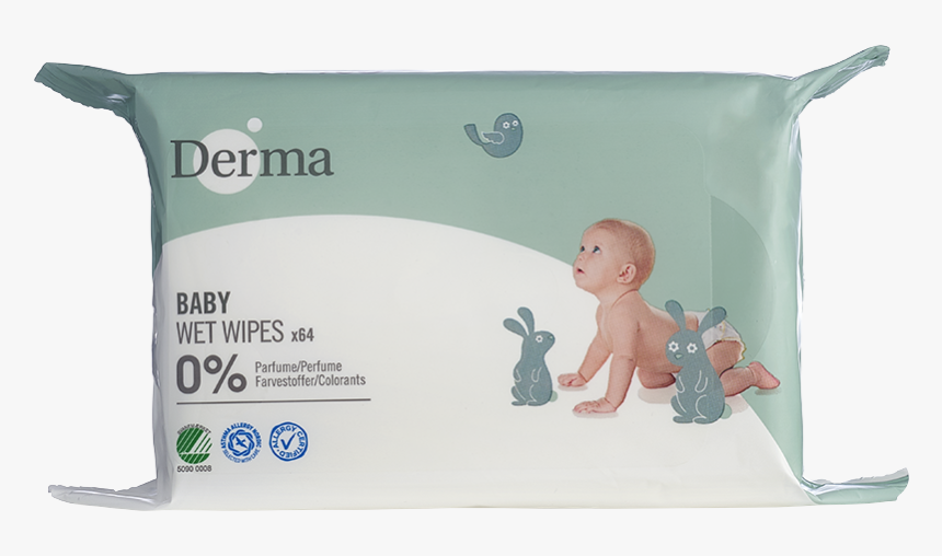 Derma Baby Wet Cleansing Wipes For Children From Birth, HD Png Download, Free Download