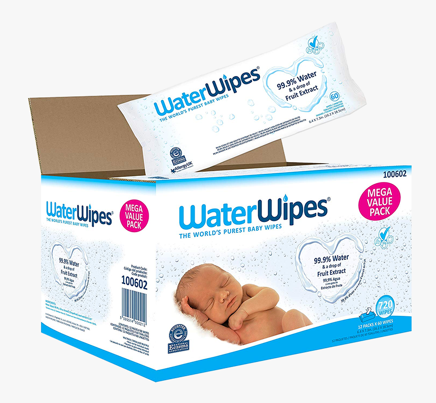Waterwipes Sensitive Baby Wipes - Waterwipes Baby Wipes, HD Png Download, Free Download