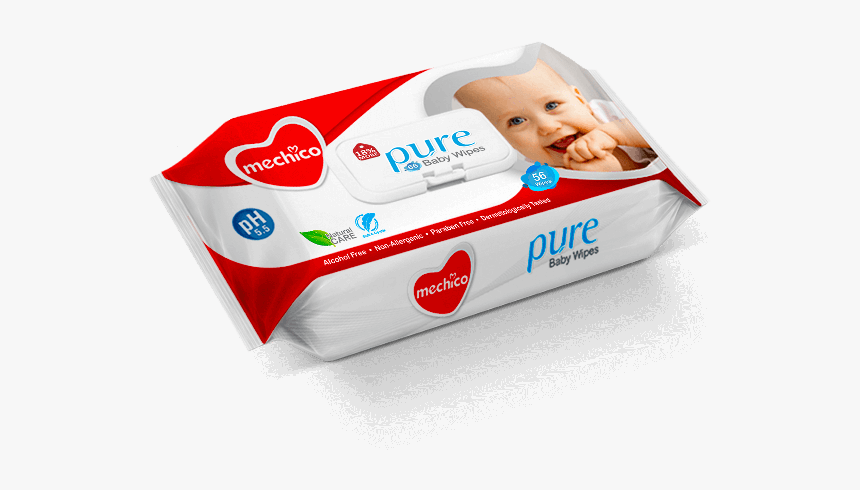 Mechico Baby Wipes 66pcs - Baby Wipes Price In Pakistan, HD Png Download, Free Download