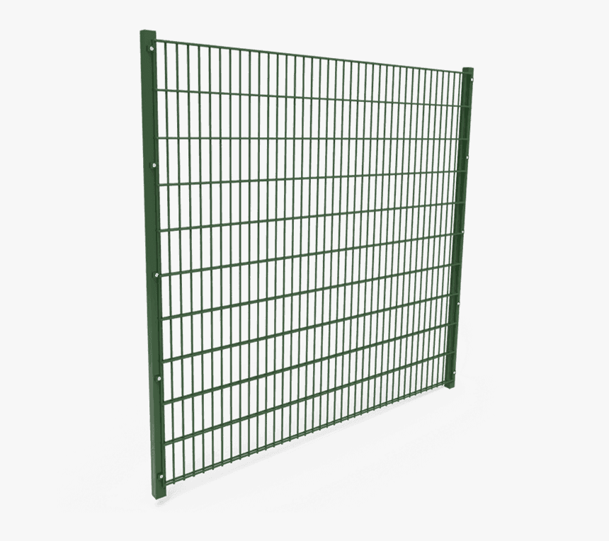A Piece Of Green Powder Coating Double Wire Fence Panel - Galleria Umberto, HD Png Download, Free Download