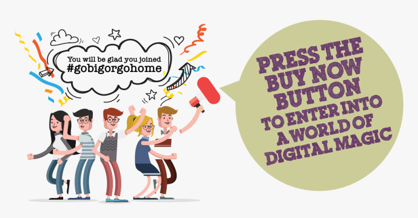 Press The Buy Now Button - Illustration, HD Png Download, Free Download
