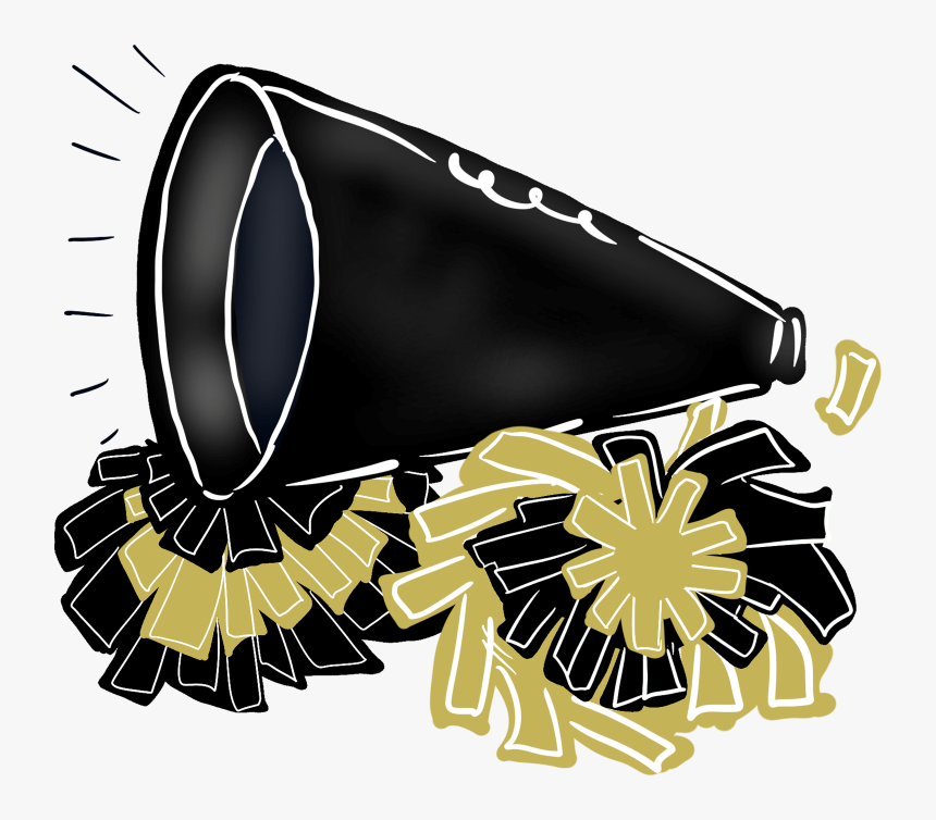 Purple And Gold Megaphone, HD Png Download, Free Download