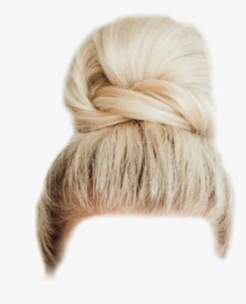 Messybun Freetoedit Messy Bun No Background Hd Png Download Kindpng - black messy bun roblox