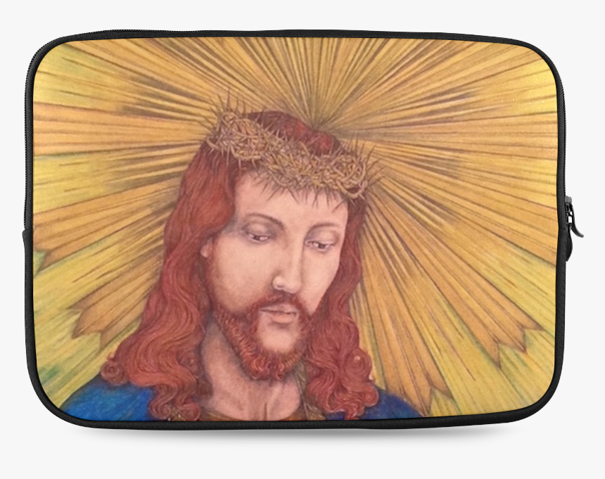 Sacred Heart Of Jesus Christ Drawing Custom Laptop - Jesus Christ Skin, HD Png Download, Free Download