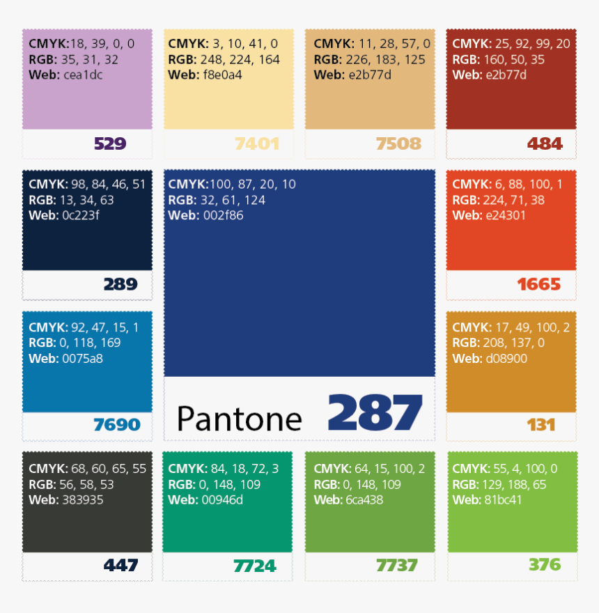 Color Values Chart - Electric Blue, HD Png Download, Free Download