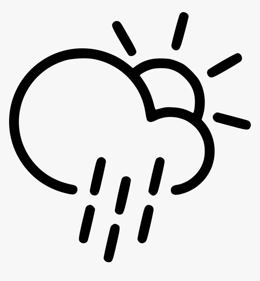 Day Shower Cloud Rain Sun - Cloud Snow Rain Icon Png, Transparent Png ...