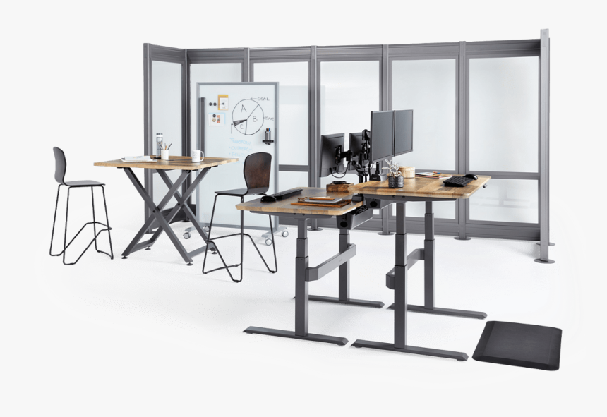 Vari Flexible Workspace Solutions, Standing Desks, - Writing Desk, HD Png Download, Free Download