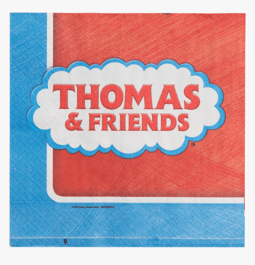 Thomas & Friends Napkins Reverse - Label, HD Png Download, Free Download