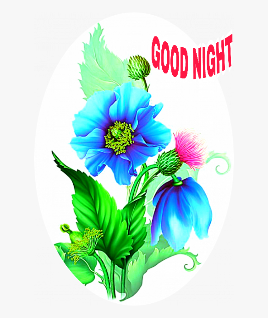 Moonbeam"s 1212 , Png Download - Flower Good Night Png, Transparent Png, Free Download