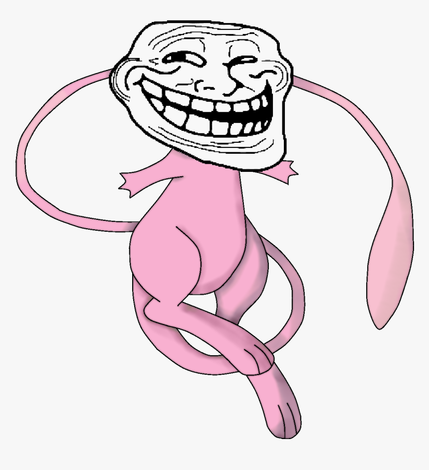 Mew By Shivaglaceon-d4883m1 - Troll Face Transparent Background, HD Png Download, Free Download