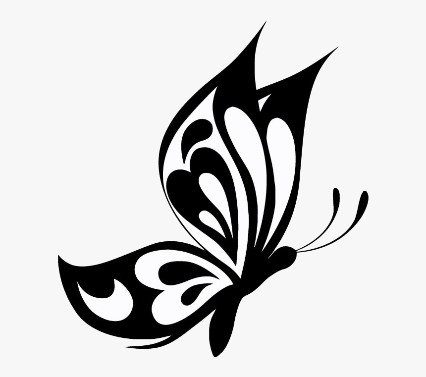 Vector Black Butterfly Png Transparent Image - Butterfly Vector Png Hd, Png Download, Free Download