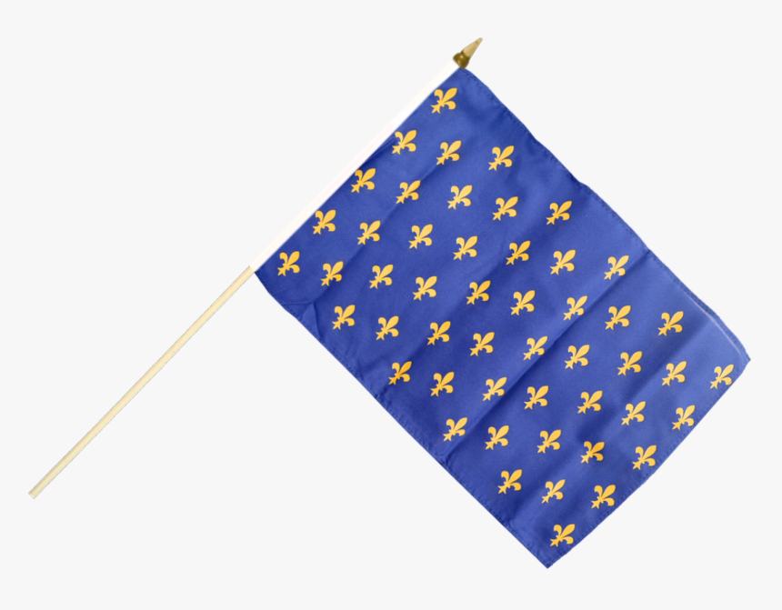 France Fleur De Lis, Blue Hand Waving Flag - Drapeau Val D Oise, HD Png Download, Free Download