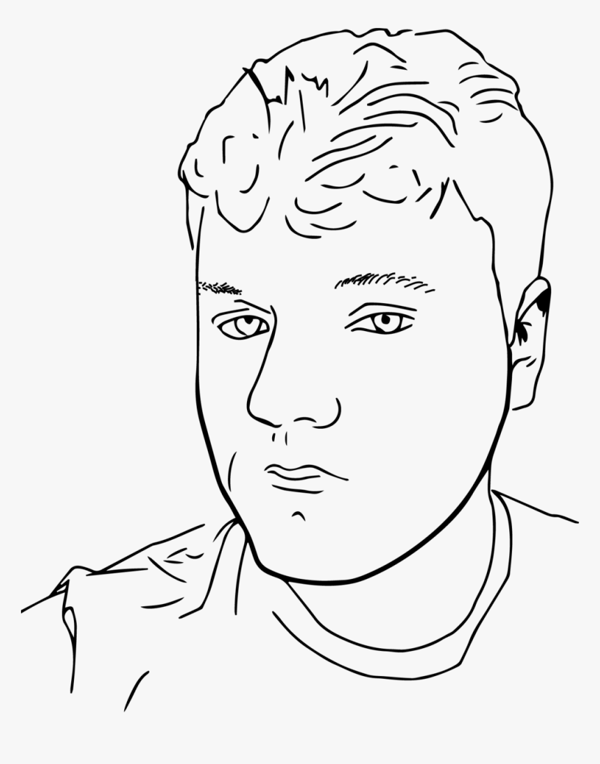 Cameron Profile - Line Art, HD Png Download, Free Download