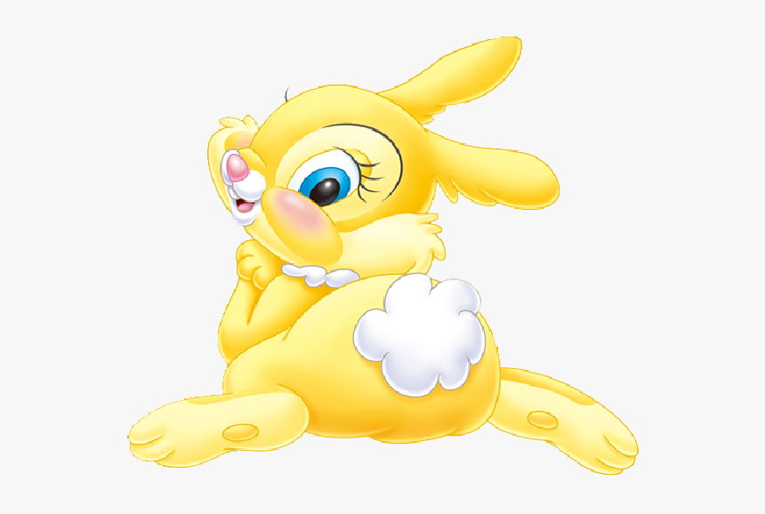 Yellow Easter Bunny Clipart, HD Png Download, Free Download