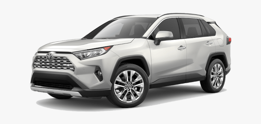 A White 2020 Toyota Rav4 Limited - 2020 Toyota Rav4 Hybrid, HD Png Download, Free Download