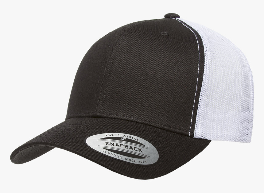 6606t Yupoong Adjustable Hat Trucker Two-tone Cap - Flex Fit Hat, HD Png Download, Free Download