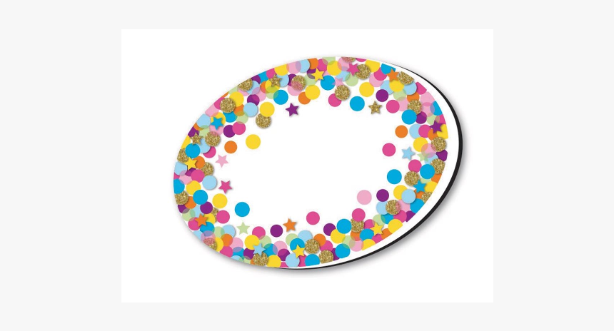Confetti Magnetic Whiteboard Eraser - Circle, HD Png Download, Free Download