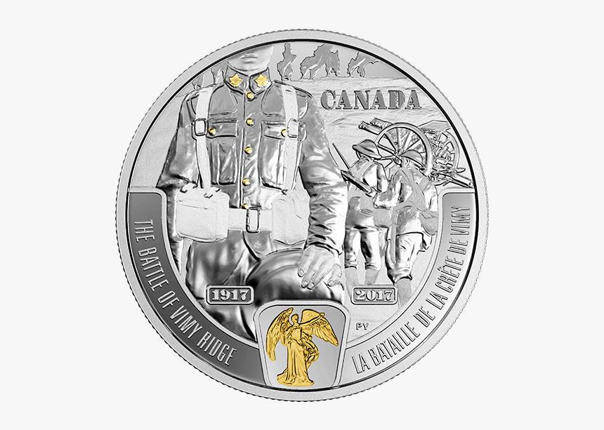 Pure Silver Coin - Vimy Ridge Coin 2017, HD Png Download, Free Download