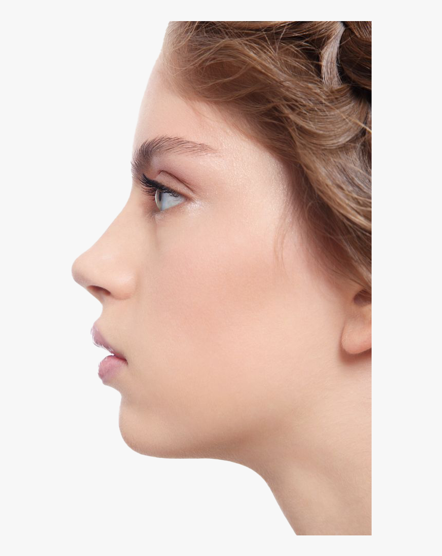 Nose Png Free Images - Profile Portrait White Background, Transparent Png, Free Download