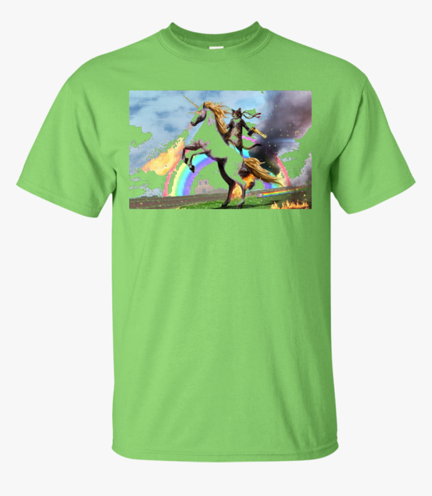 Cat Riding Fire Breathing Unicorn T-shirt - Entomology T Shirts, HD Png Download, Free Download