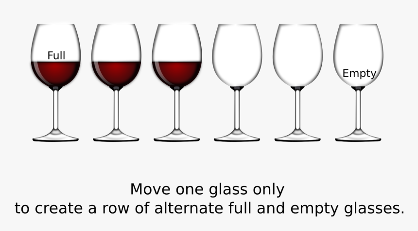 Wine Glasses Puzzle - Wine Glass, HD Png Download, Free Download