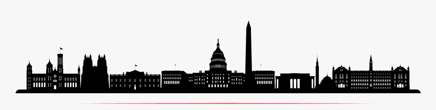 Washington D - C - Skyline - Paris Skyline Silhouette, HD Png Download, Free Download