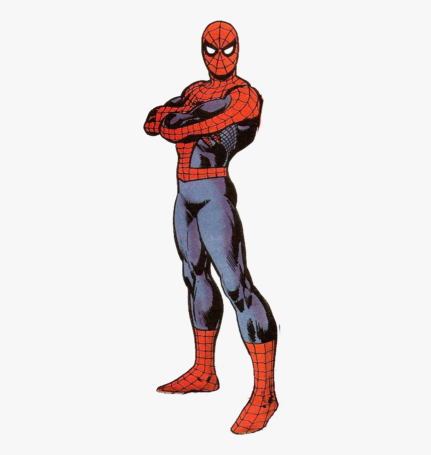 Png Format Images Of Spiderman - Cartoon Spiderman And Superman, Transparent Png, Free Download