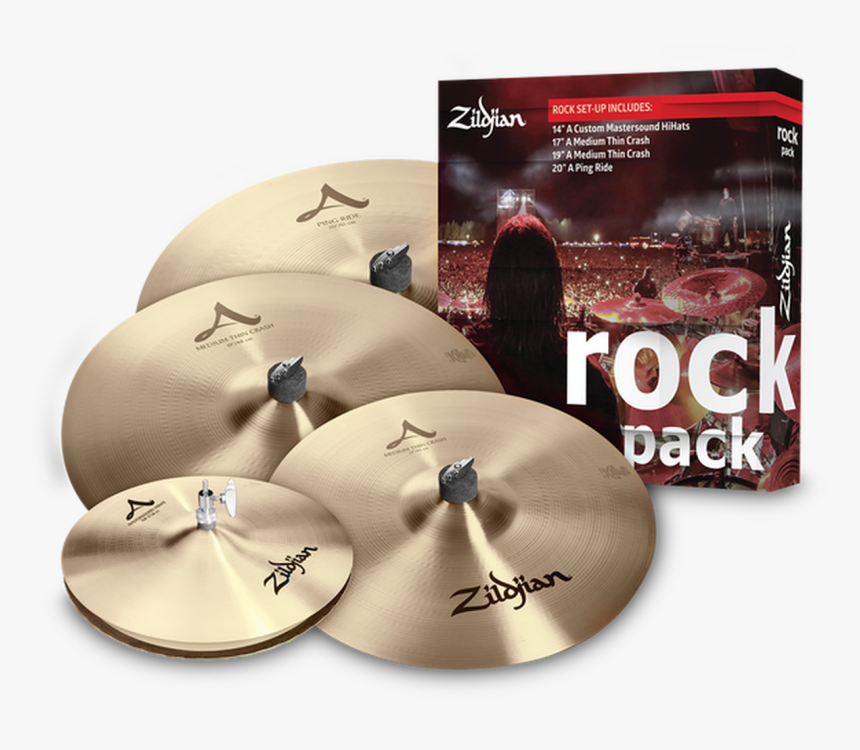 Zildjian A0801r A Rock Cymbal Set, HD Png Download, Free Download