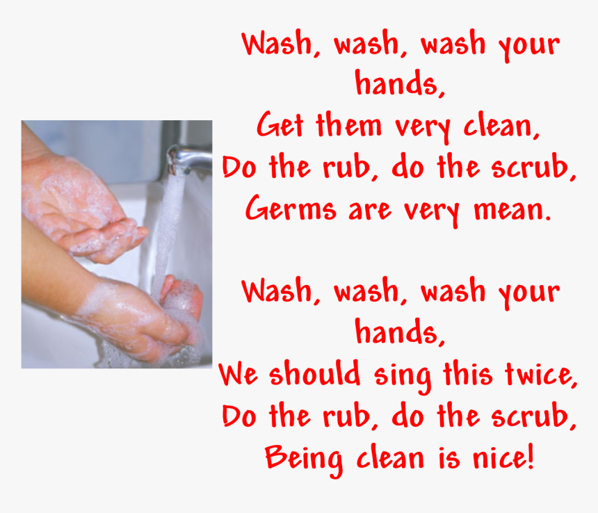 Poem On Washing Hands, HD Png Download, Free Download
