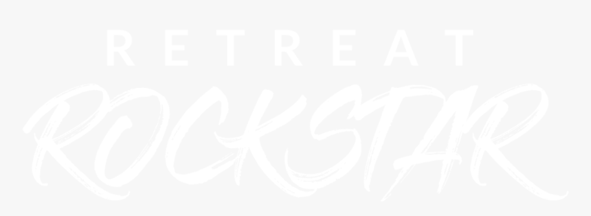 Retreat Rock Star White Logo - Jhu Logo White, HD Png Download, Free Download