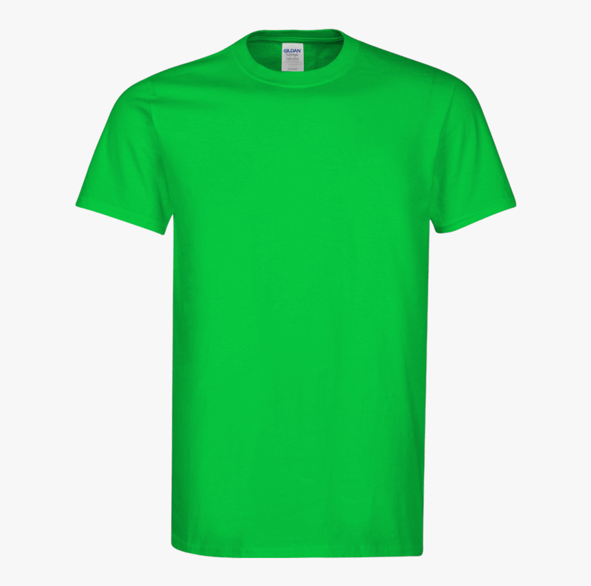 Gildan Green Shirt Template, HD Png Download, Free Download