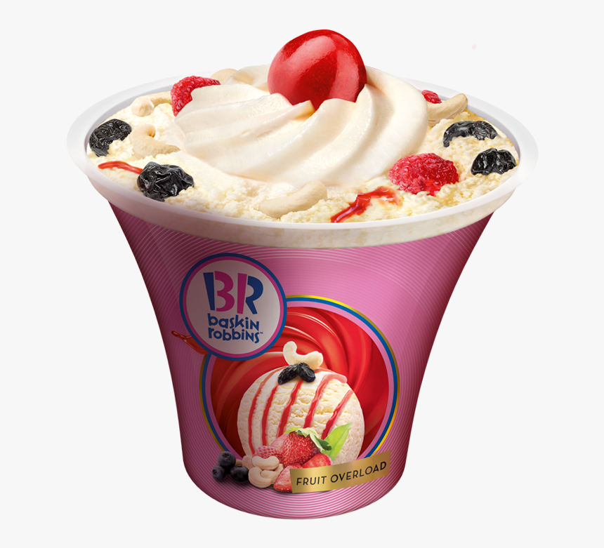 Fruit Overload Ice Cream Baskin Robbins, HD Png Download, Free Download