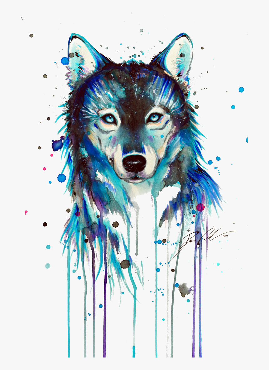 Tattoo Art Arctic Dog Dark Wolf Drawing Clipart - Tattoo Drawings In Color, HD Png Download, Free Download