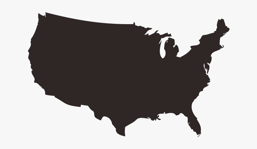Us-outline - Usa Map Vector Png, Transparent Png, Free Download