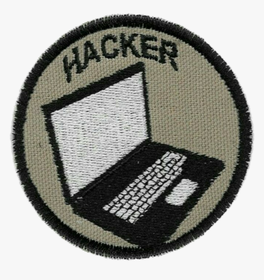 #aesthetic #moodboard #png #patch #hacker #grey - Security Hacker, Transparent Png, Free Download