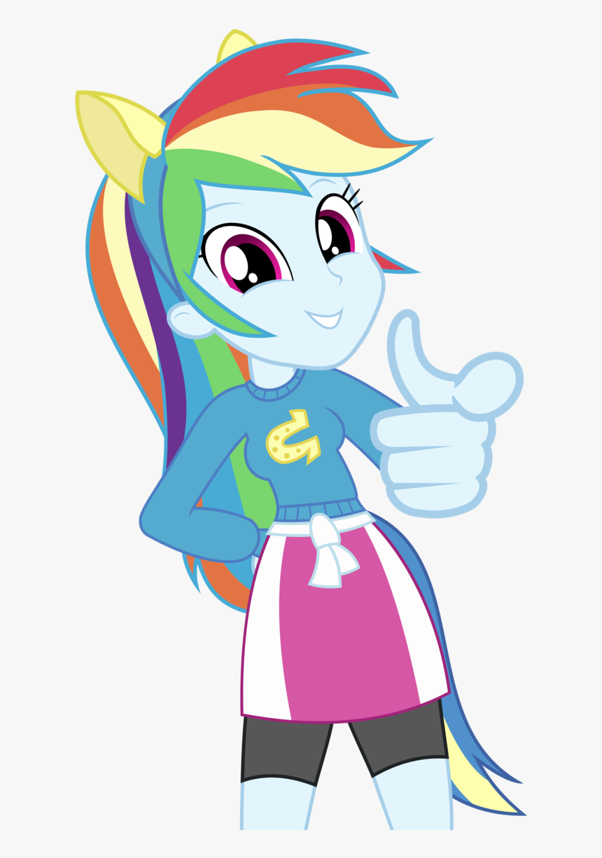 Rainbow Dash Pointing At You Vector By Greenmachine987 - Rainbow Dash Equestria Girl 2017, HD Png Download, Free Download