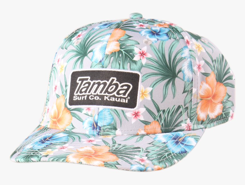 Tropical Surf Co Curvebill Snapback Hat - Hibiscus, HD Png Download, Free Download
