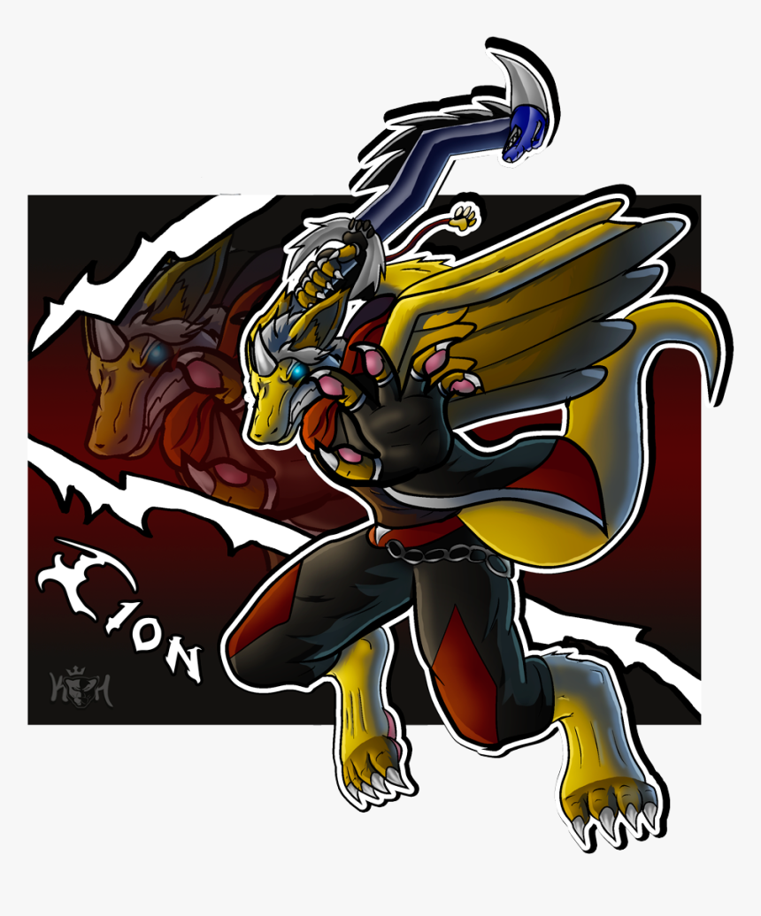 Cion The Angel Dragon Warrior - Cartoon, HD Png Download, Free Download