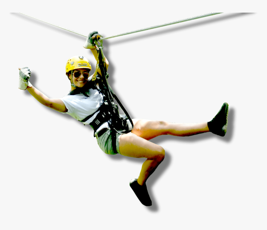 Zip Line Guide At Arbortrek Canopy Adventures In Jeffersonville - Extreme Sport, HD Png Download, Free Download