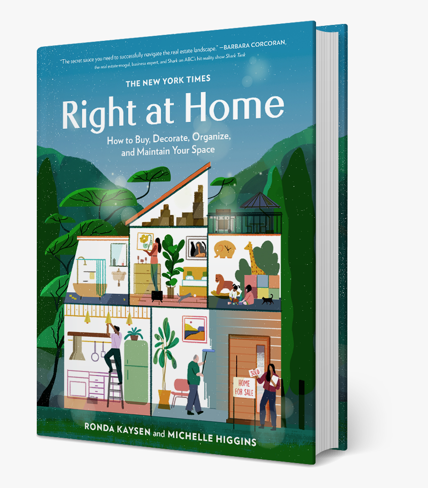 Right At Home Hc Book - The New York Times: Right At Home: How To Buy, Decorate,, HD Png Download, Free Download