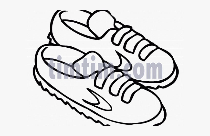 Gym Shoes Clipart Girl Shoe, HD Png Download, Free Download