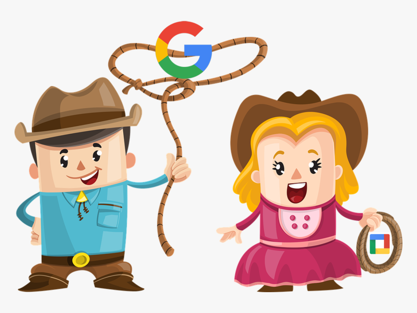 Cartoon Cowboy And Girl, HD Png Download, Free Download