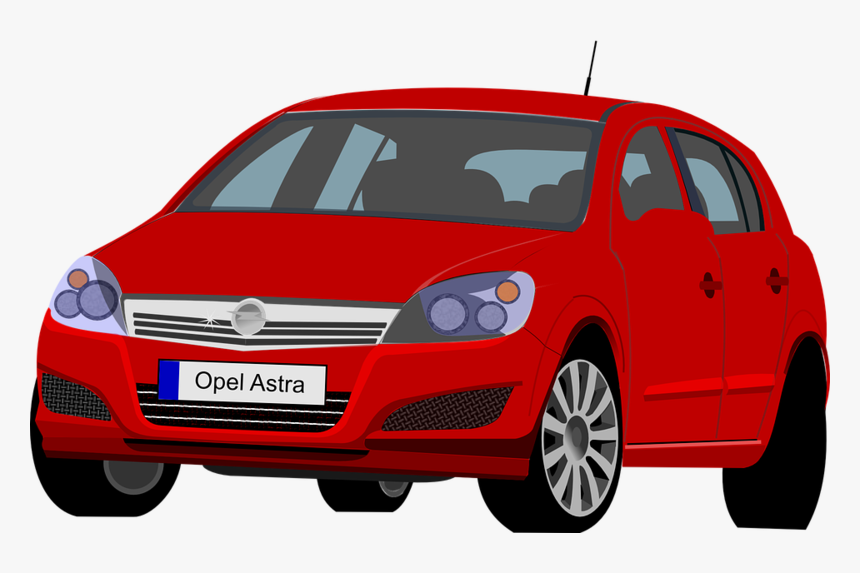 Automobile Car Opel Astra - Opel Astra H Vector, HD Png Download, Free Download