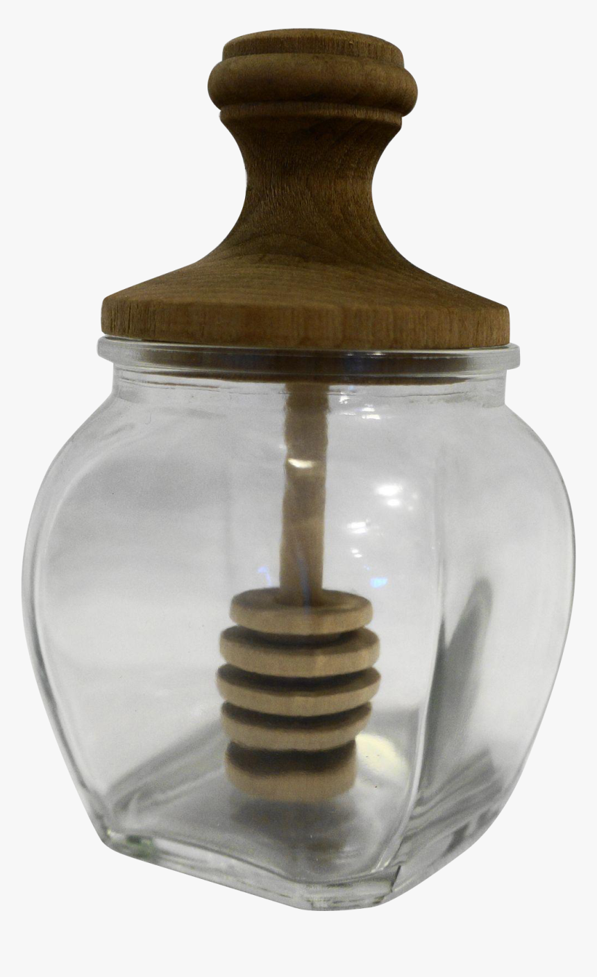 Honey Dipper Lidded Jar, HD Png Download, Free Download