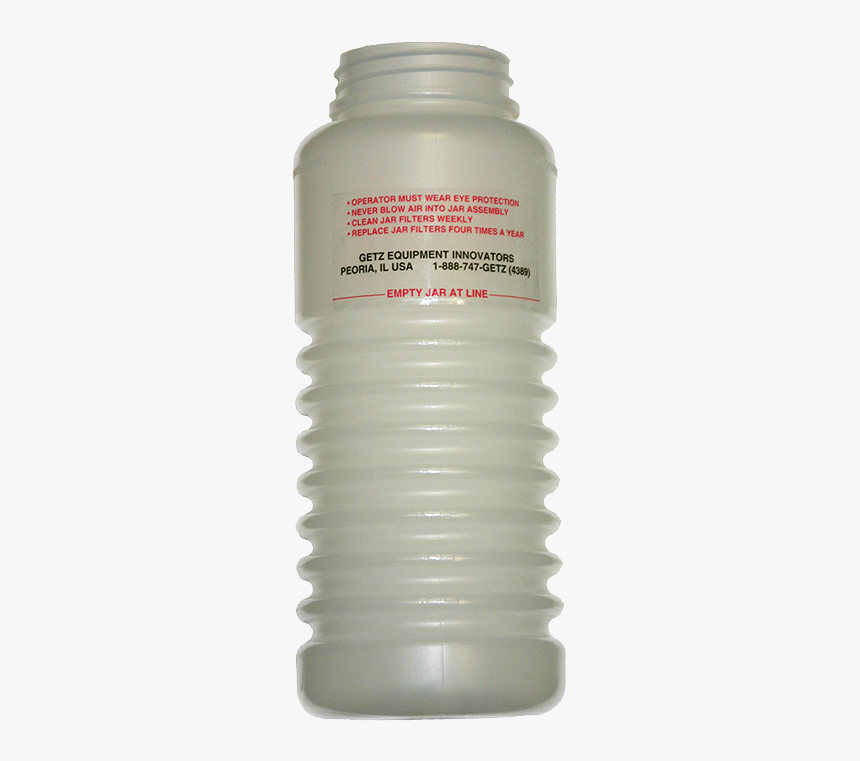 Jar Plastic Ribbed - Bottle, HD Png Download, Free Download