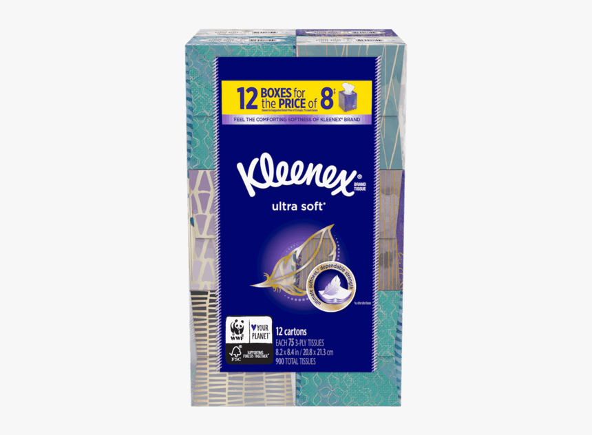 Kleenex Ultra Soft Facial Tissues, HD Png Download, Free Download