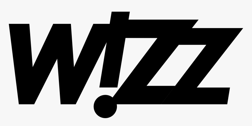 Wizz Air Logo Black And White - Wizz Air Logo Black, HD Png Download, Free Download